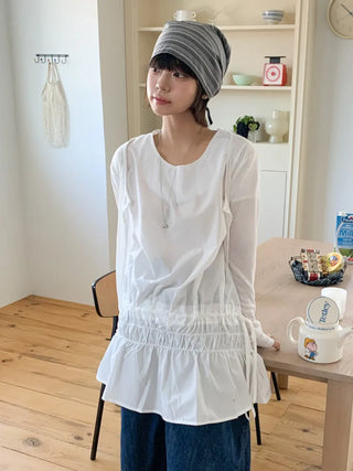 Loose-fit Knit Ribbed Pullover Bandana Beanie Hat Collection