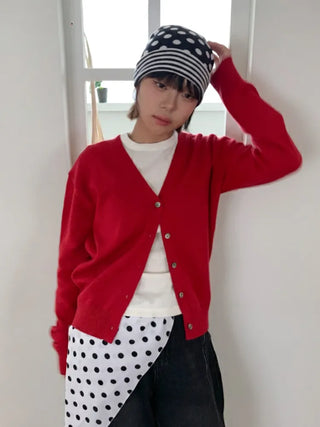 Loose-fit Knit Ribbed Pullover Bandana Beanie Hat Collection