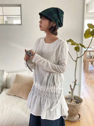 Loose-fit Knit Ribbed Pullover Bandana Beanie Hat Collection