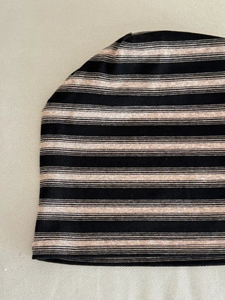 Loose-fit Knit Ribbed Pullover Bandana Beanie Hat Collection