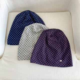 Loose-fit Knit Ribbed Pullover Bandana Beanie Hat Collection