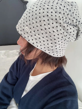 Loose-fit Knit Ribbed Pullover Bandana Beanie Hat Collection