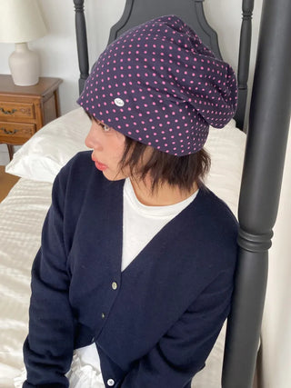 Loose-fit Knit Ribbed Pullover Bandana Beanie Hat Collection
