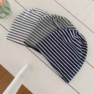 Loose-fit Knit Ribbed Pullover Bandana Beanie Hat Collection