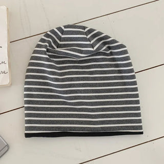 Loose-fit Knit Ribbed Pullover Bandana Beanie Hat Collection