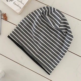 Loose-fit Knit Ribbed Pullover Bandana Beanie Hat Collection