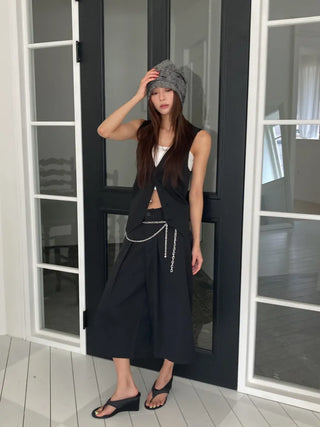 Loose-fit Knit Ribbed Pullover Bandana Beanie Hat Collection