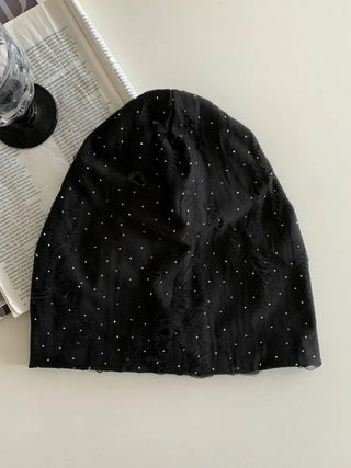 Loose-fit Knit Ribbed Pullover Bandana Beanie Hat Collection