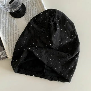 Loose-fit Knit Ribbed Pullover Bandana Beanie Hat Collection