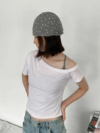 Loose-fit Knit Ribbed Pullover Bandana Beanie Hat Collection