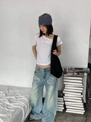 Loose-fit Knit Ribbed Pullover Bandana Beanie Hat Collection
