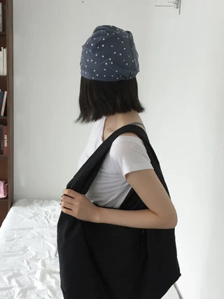 Loose-fit Knit Ribbed Pullover Bandana Beanie Hat Collection