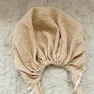 Loose-fit Knit Ribbed Pullover Bandana Beanie Hat Collection