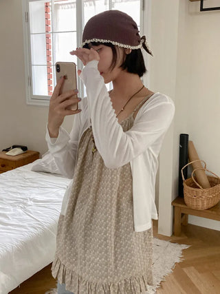 Loose-fit Knit Ribbed Pullover Bandana Beanie Hat Collection