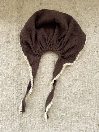 Loose-fit Knit Ribbed Pullover Bandana Beanie Hat Collection
