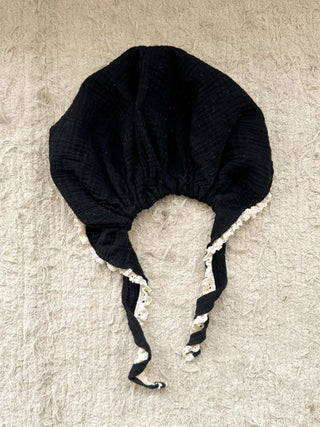 Loose-fit Knit Ribbed Pullover Bandana Beanie Hat Collection
