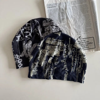 Loose-fit Knit Ribbed Pullover Bandana Beanie Hat Collection