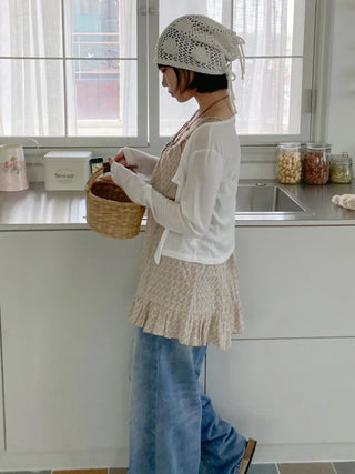 Loose-fit Knit Ribbed Pullover Bandana Beanie Hat Collection
