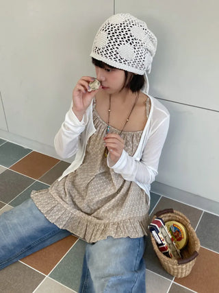 Loose-fit Knit Ribbed Pullover Bandana Beanie Hat Collection