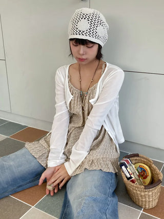 Loose-fit Knit Ribbed Pullover Bandana Beanie Hat Collection