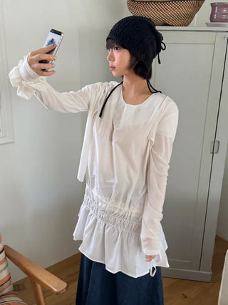 Loose-fit Knit Ribbed Pullover Bandana Beanie Hat Collection