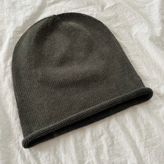 Loose-fit Knit Ribbed Pullover Bandana Beanie Hat Collection
