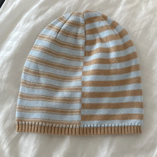 Loose-fit Knit Ribbed Pullover Bandana Beanie Hat Collection
