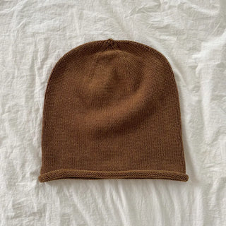 Loose-fit Knit Ribbed Pullover Bandana Beanie Hat Collection