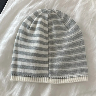 Loose-fit Knit Ribbed Pullover Bandana Beanie Hat Collection