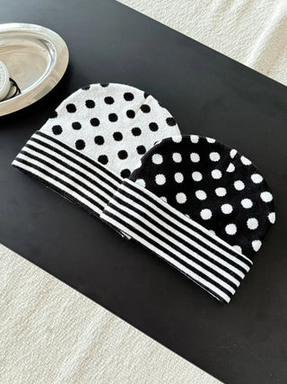 Loose-fit Knit Ribbed Pullover Bandana Beanie Hat Collection