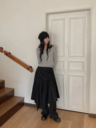 Wavy Long Daily Beanie Hat