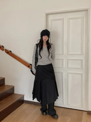 Wavy Long Daily Beanie Hat