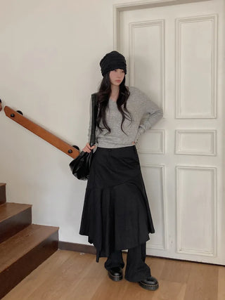 Wavy Long Daily Beanie Hat