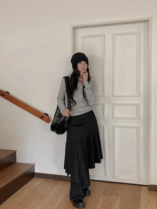 Wavy Long Daily Beanie Hat