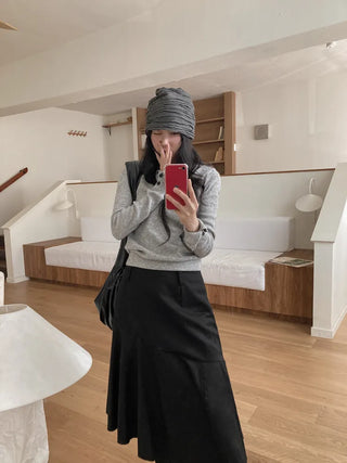 Wavy Long Daily Beanie Hat