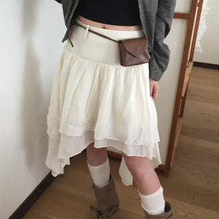 Minimal Square Hip Bag Leather Belt