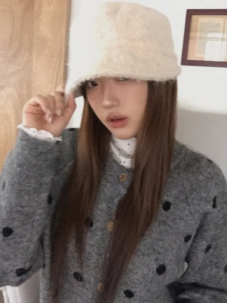 Boot Plush Check Baker Cap