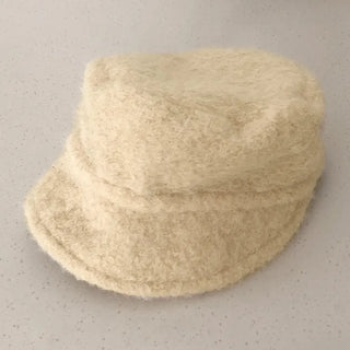 Boot Plush Check Baker Cap