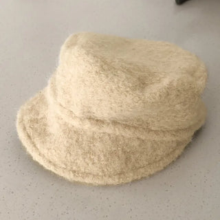 Boot Plush Check Baker Cap