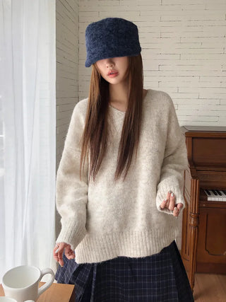 Boot Plush Check Baker Cap