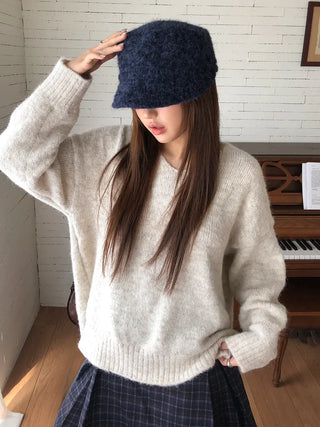Boot Plush Check Baker Cap