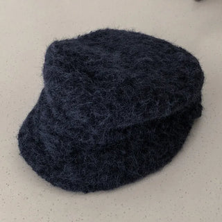 Boot Plush Check Baker Cap