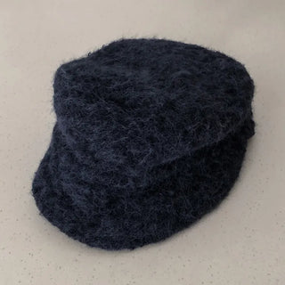 Boot Plush Check Baker Cap