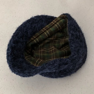 Boot Plush Check Baker Cap
