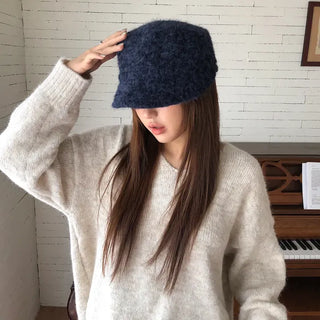 Boot Plush Check Baker Cap