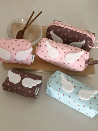 Cutie Angel Star Mini Wallet Cosmetic Pouch