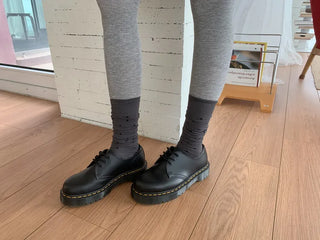 Duo Dot Pattern Daily High Knee Socks Long Socks