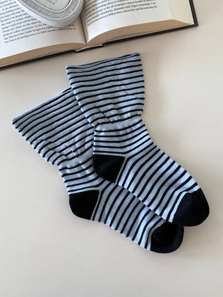 Melting Stripe Mid-Length Socks