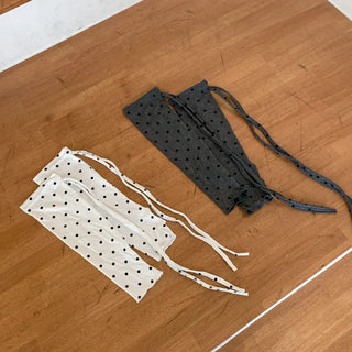 Monet Dot Long Strap Leg Warmers