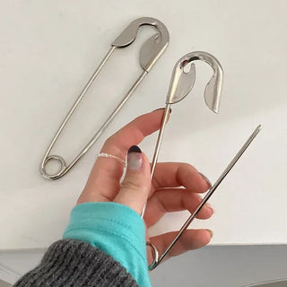 Big Safety Pin Clip Keyring Claw Clip Hair Pin